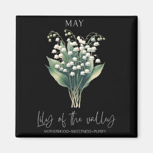 Womens Womens Positive Quote Flower Birthday Magnet