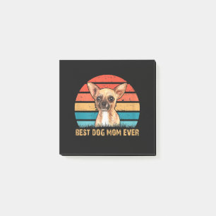 Womens Womens Quote Best Dog Mum Ever Chihuahua Post-it Notes