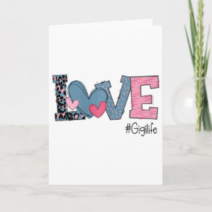 Womens Womens Valentine's Day Love Gigilife Card