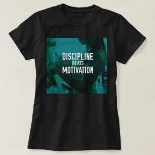 Women's Workout - Discipline Beats Motivation T-Shirt