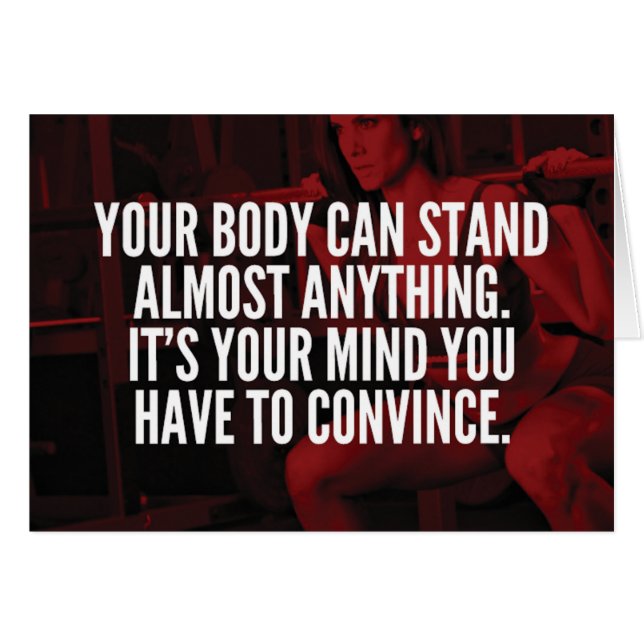 Women's Workout Inspirational Words (Front Horizontal)