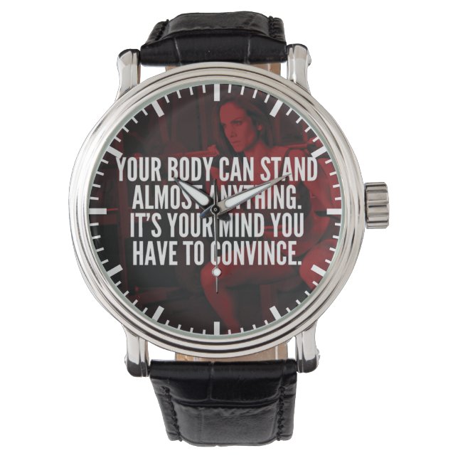 Women's Workout Inspirational Words Watch (Front)