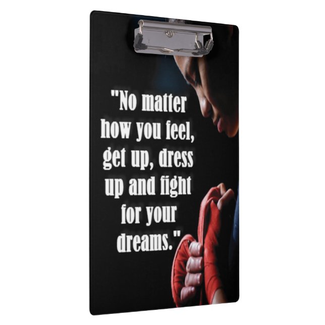 Women's Workout Motivational Clipboard (Right)