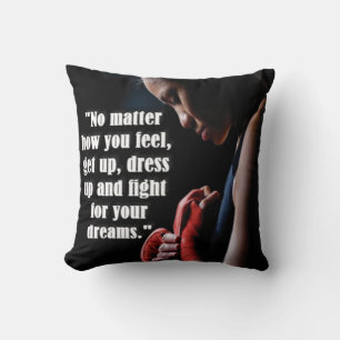 Women's Workout Motivational Cushion