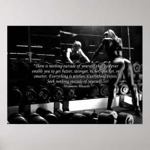 Women's Workout Motivational Poster