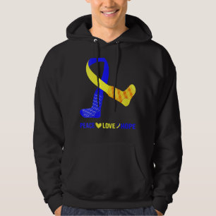 Womens World Down Syndrome Day Awareness Socks fun Hoodie
