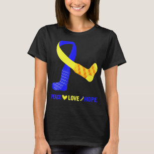 Womens World Down Syndrome Day Awareness Socks fun T-Shirt