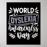 Womens World Dyslexia Awareness Day Funny Graphic