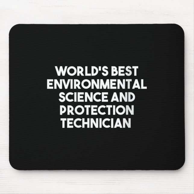 Womens Worlds Best Environmental Science And Mouse Pad (Front)