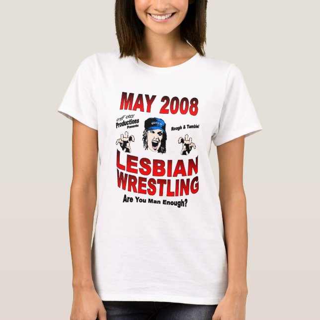Womens Wrestling T-Shirt (Front)