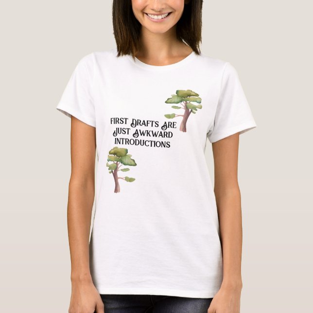 Women's Writer Tshirt - First Draughts (Front)