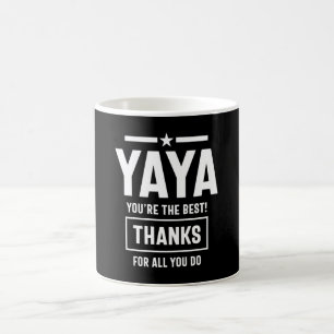 Womens Yaya You're The Best Yia-Yia Gift Coffee Mug