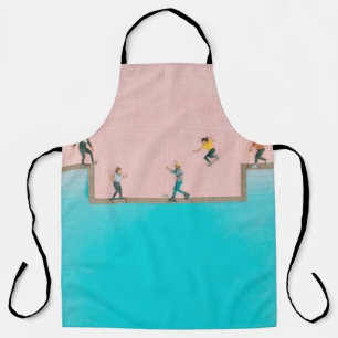 Women's yellow shirt apron