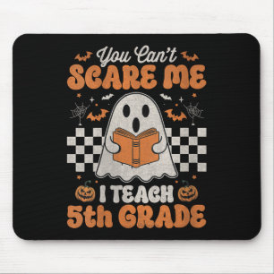 Womens You Can't E Me I Teach 5th Grade Retro Teac Mouse Pad