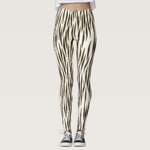 Women's Zebra Print Leggings