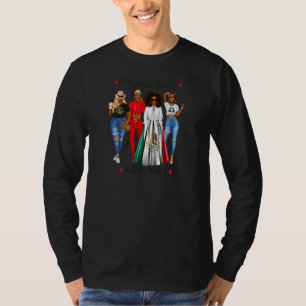 Womens Zodiac Afro Mexican Queen Libra Vibes Born T-Shirt