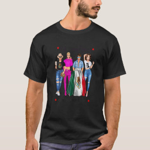 Womens Zodiac Mexican Queen Capricorn Vibes Born I T-Shirt