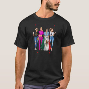 Womens Zodiac Mexican Queen leo Vibes Born In Augu T-Shirt