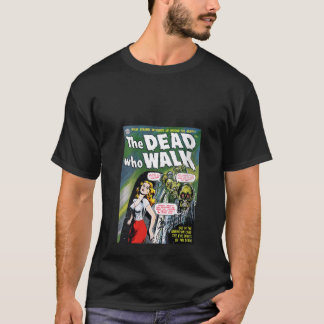Womens Zombie Halloween Horror Vintage Comic Book  T-Shirt