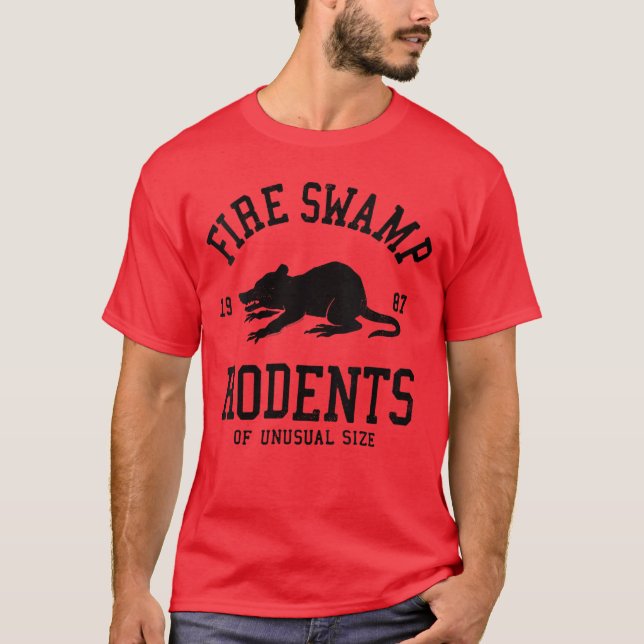 Womenshe Princess Bride Fire Swamp Rodents Retro M T-Shirt (Front)