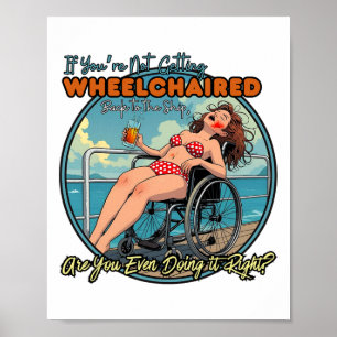 Women'smen's Funny Cruise Ship Vacation Poster