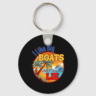 Women'smen's T Shirt Funny Cruise Ship I Like Big Key Ring