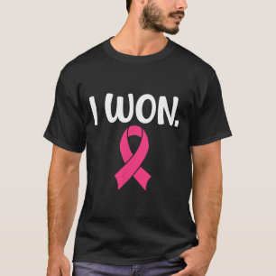 Won Breast Cancer Breast Cancer Awareness Support  T-Shirt