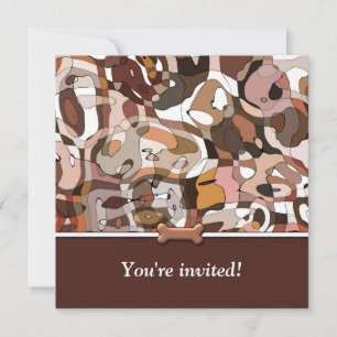 Wonder Dog Birthday Celebration Invitation