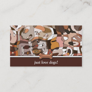 Wonder Dog Custom Canine Design Dog Walker Business Card