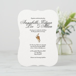 Wonder- Elegant Alice in Wonderland Invitation