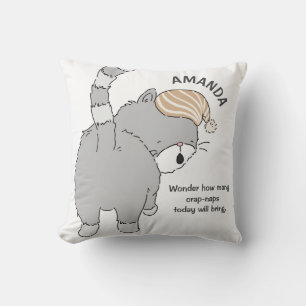 Wonder How Many Crap Naps Today Will Bring Cat Cushion