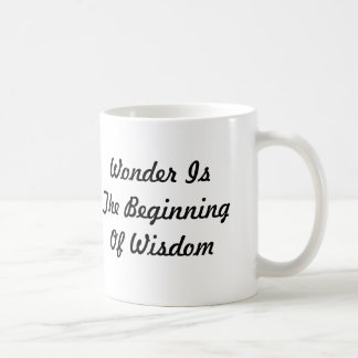 Wonder Is The Beginning Mug