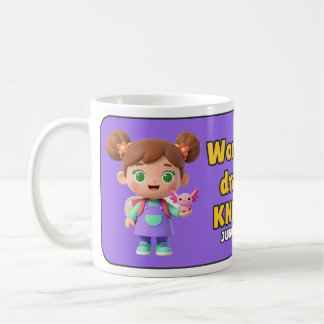 Wonder It Draw It Know It Mug - Purple Tea