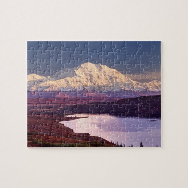 Wonder Lake and Mt. Denali at sunrise in the Jigsaw Puzzle (Horizontal)