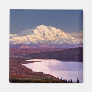 Wonder Lake and Mt. Denali at sunrise in the Magnet