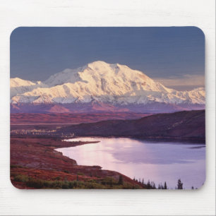 Wonder Lake and Mt. Denali at sunrise in the Mouse Pad