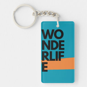 Wonder Life Keychain - A Sparkling Reminder of Joy