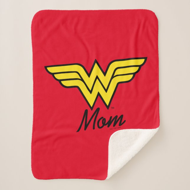Wonder Mum Classic Sherpa Blanket (Front)