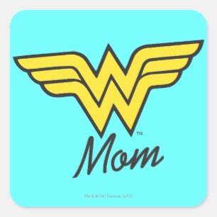 Wonder Mum Classic Square Sticker