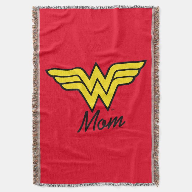 Wonder Mum Classic Throw Blanket (Front Vertical)