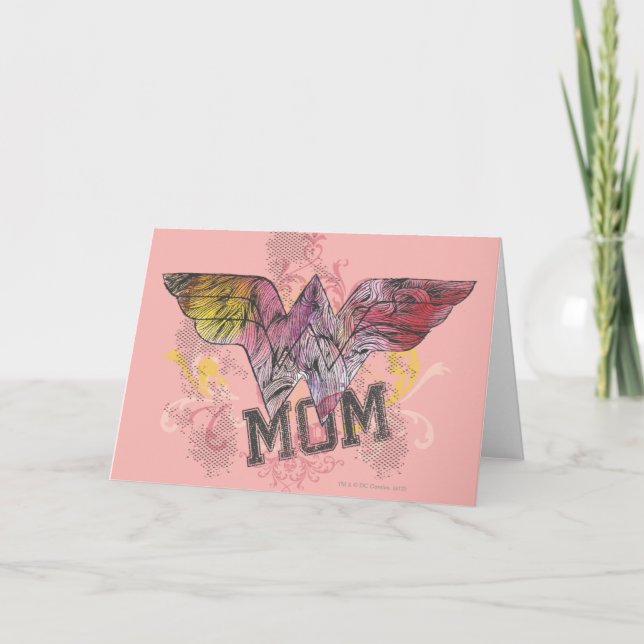 Wonder Mum Mixed Media Card (Front)