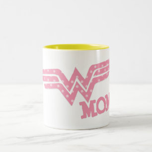 Wonder Mum Pink Two-Tone Coffee Mug