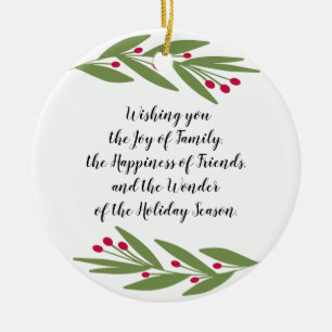 Wonder of the Holiday Season Ornament