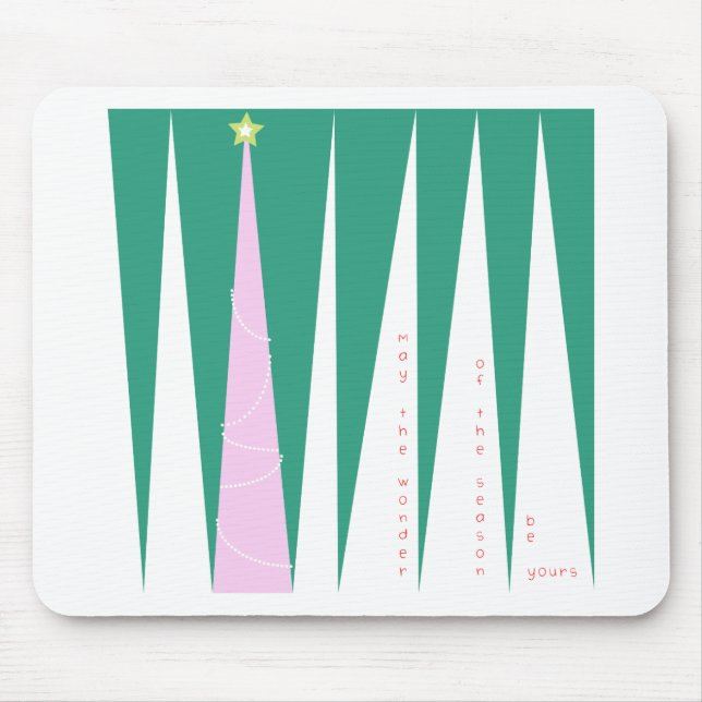 Wonder of the Season Christmas Tree Mouse Pad (Front)