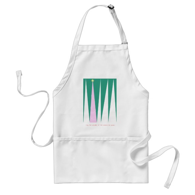 Wonder of the Season Christmas Tree Standard Apron (Front)