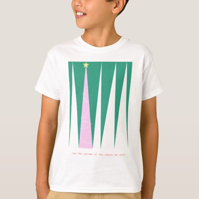 Wonder of the Season Christmas Tree T-Shirt (Front)