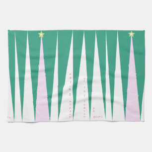 Wonder of the Season Christmas Tree Tea Towel