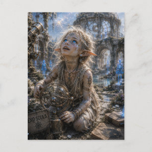 Wonder / Star Child / Sunken Observatory Garden Postcard