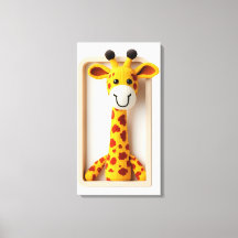 Wonder Wall Art Giggling Giraffe
