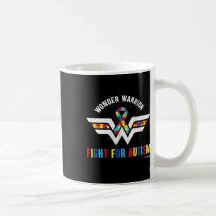 Wonder Warrior Fight For Autistic Autism Awareness Coffee Mug
